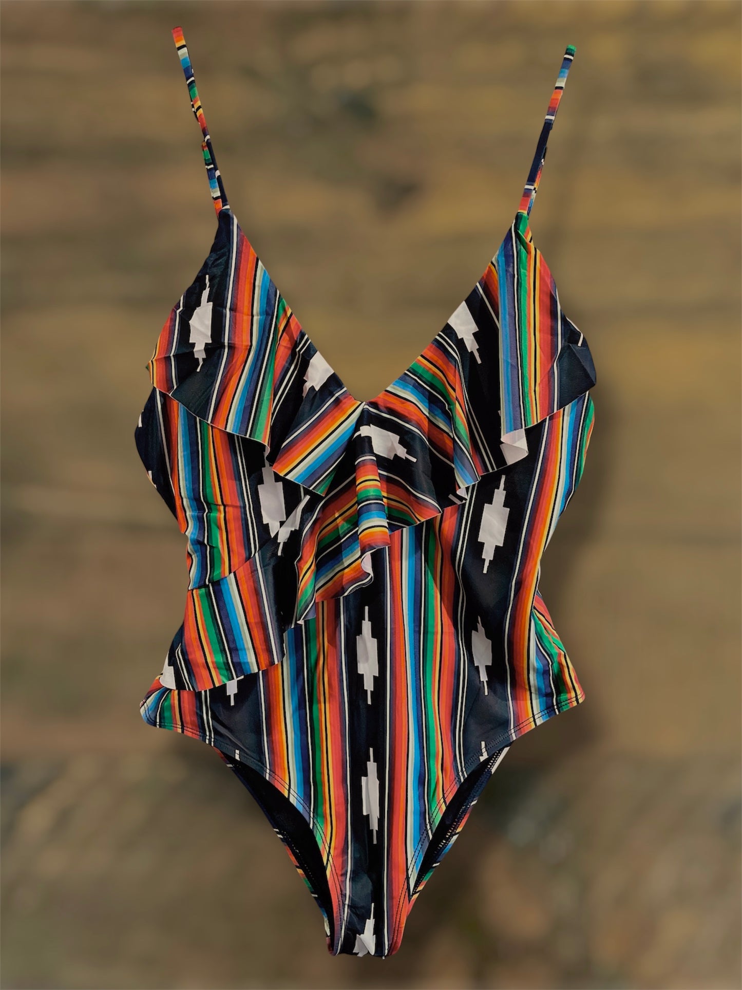 Serape Surplice Swimsuit