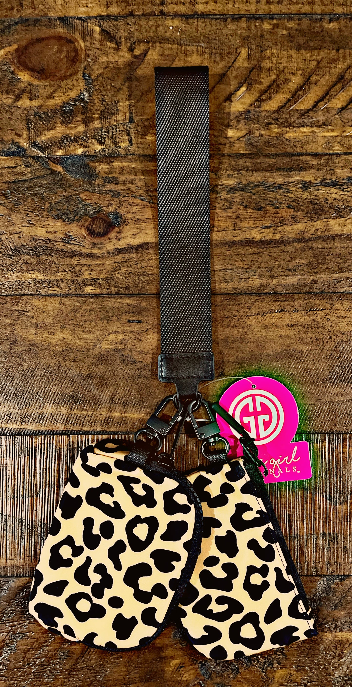 Leopard Wristlet/Keychain