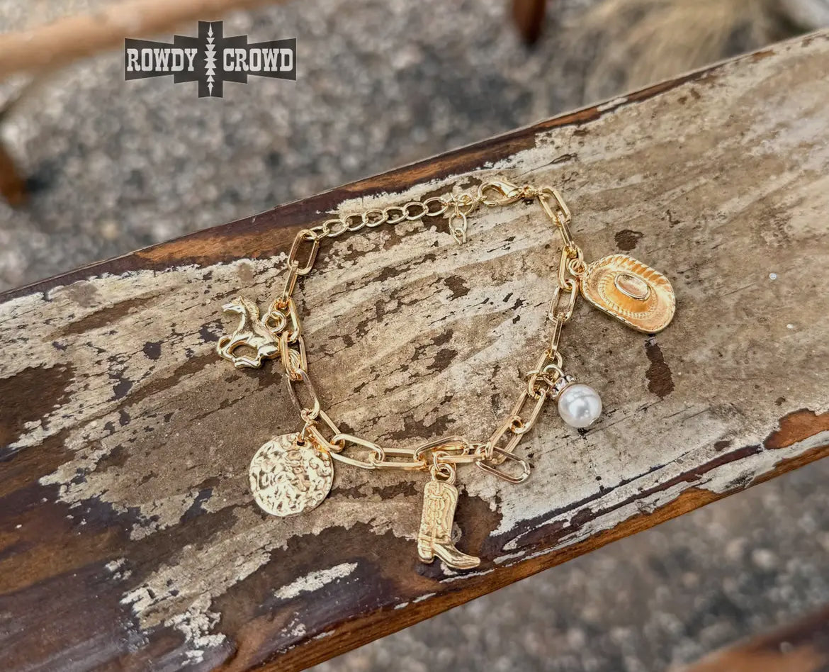 Western Charm Gold Bracelet