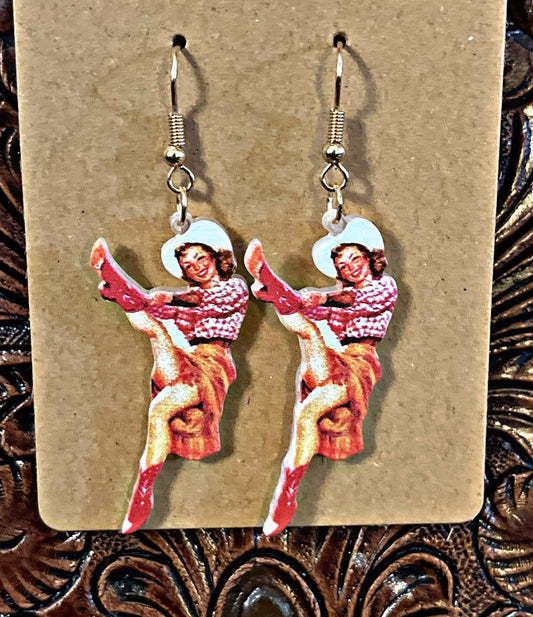 Vintage Cowgirl Earrings