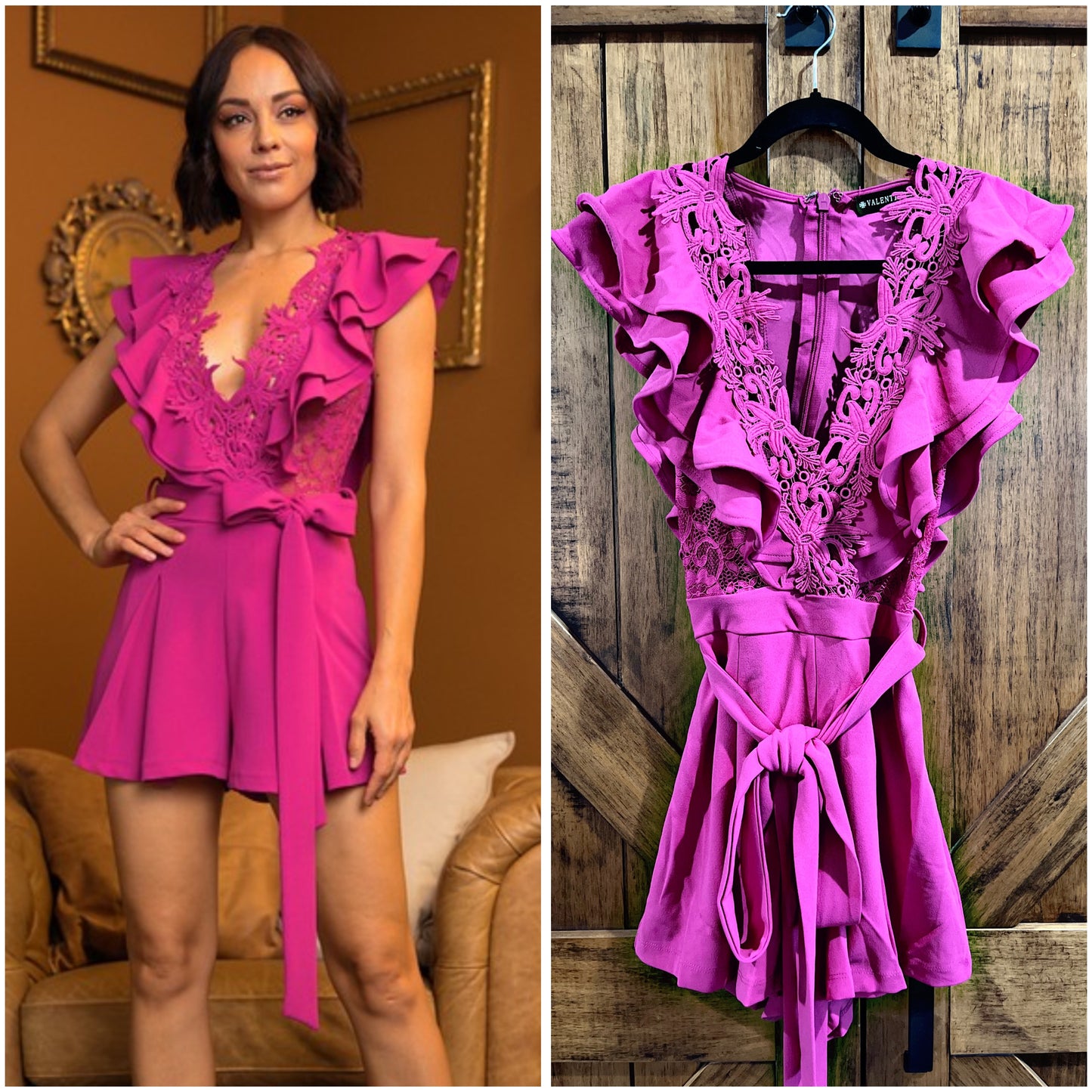 Magenta Romper