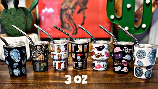 3 oz Mini Shot Tumblers
