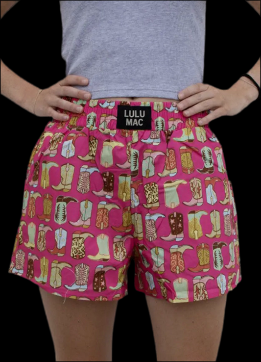 Boot Print Boxer Shorts