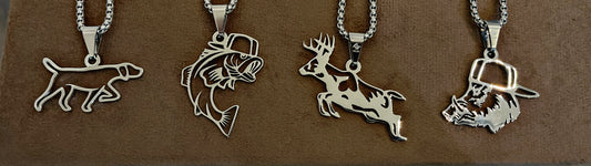Ridge and Holler Brand - Stainless Steel Hunting Necklaces