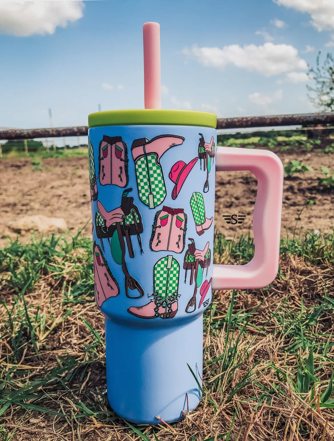 Kids 24 oz Western Tumbler