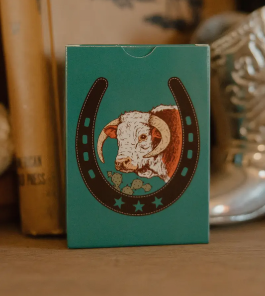Western Print Playing Cards