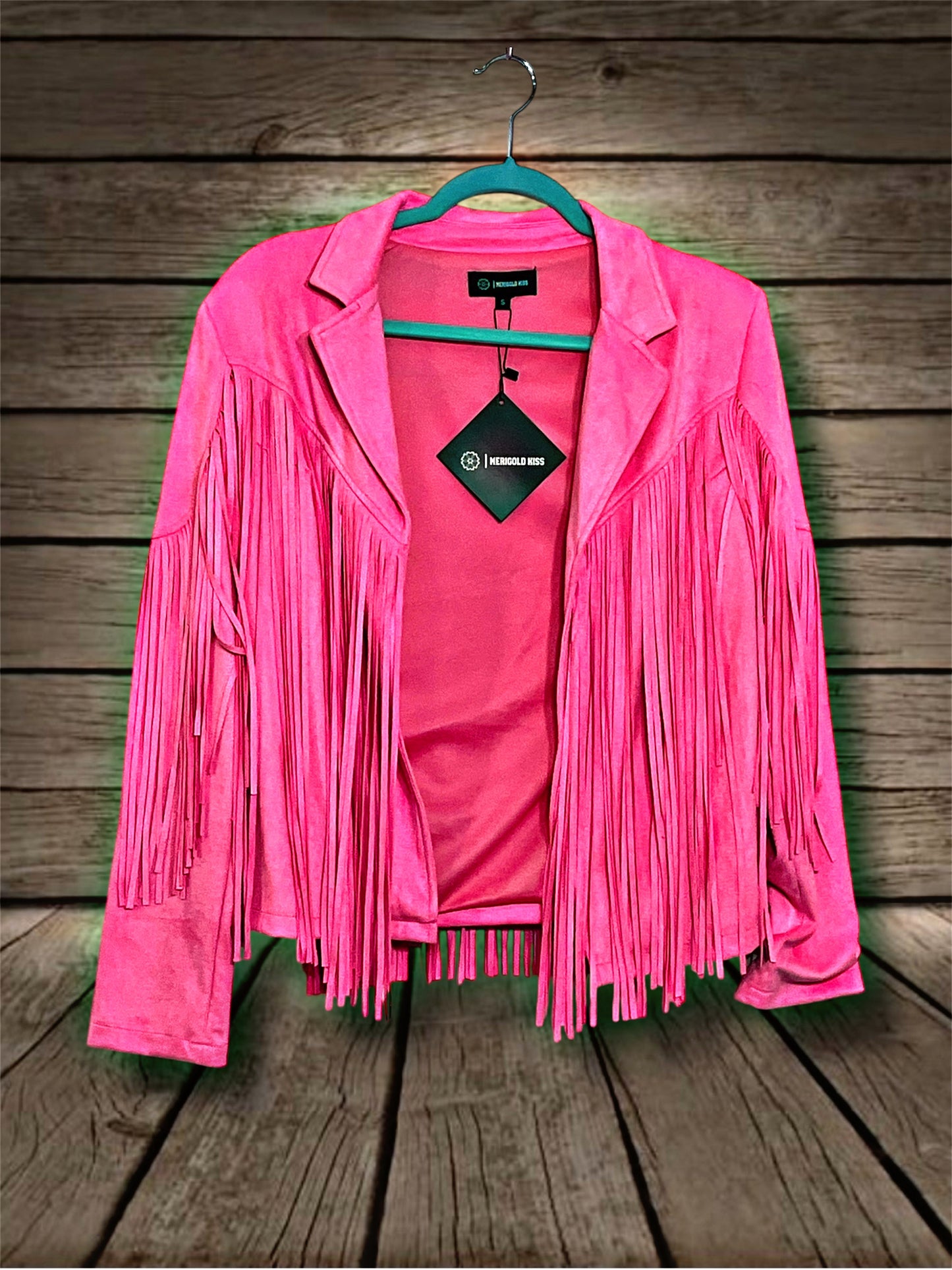 Pink Fringe Jacket