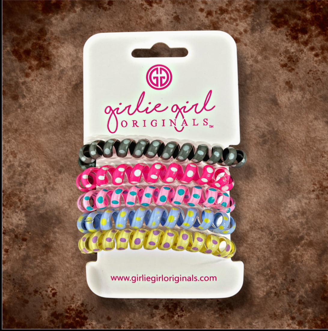 Telephone Cord Hair Ties