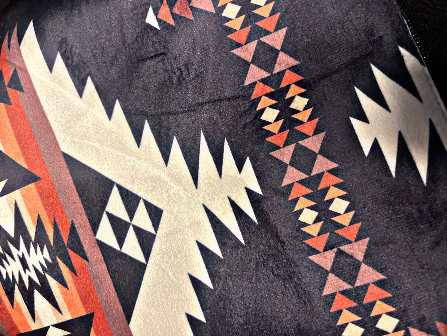 Black Southwest Print Weekend Bag