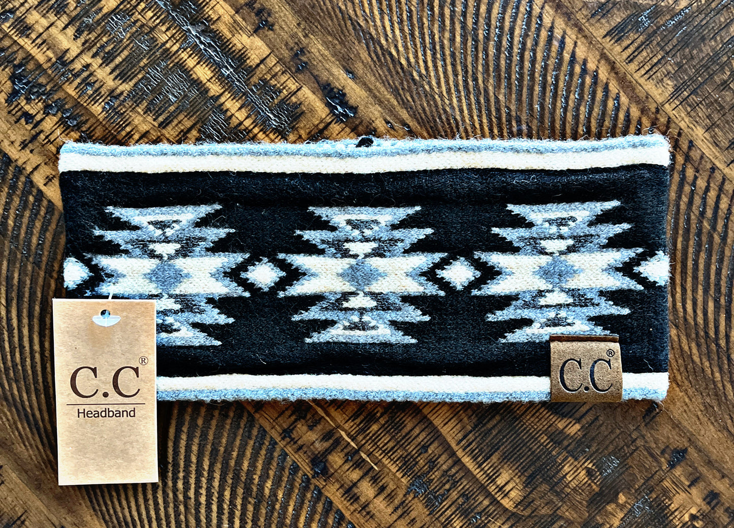 Black/Gray Southwest Ear Warmer