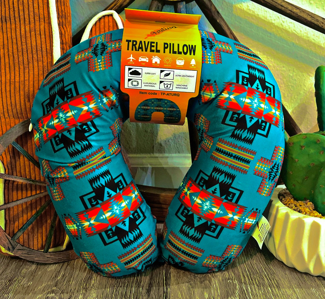 Aztec Print Travel Pillows
