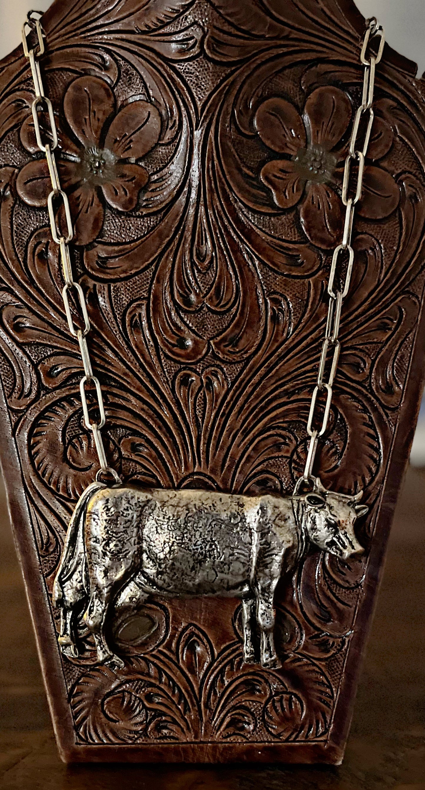 Large Cow Necklace
