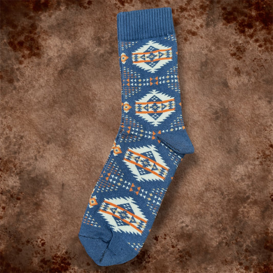 Western Print Socks