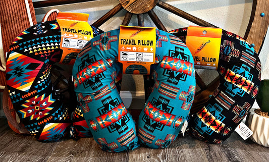Aztec Print Travel Pillow