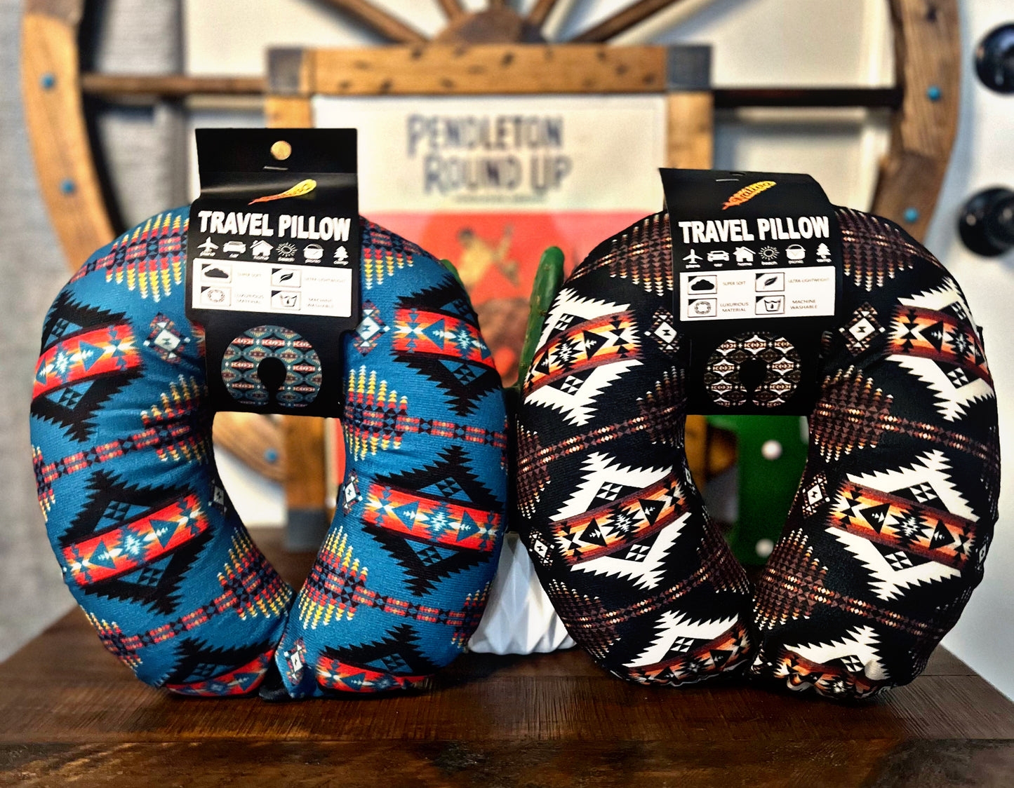 Aztec Print Travel Pillow