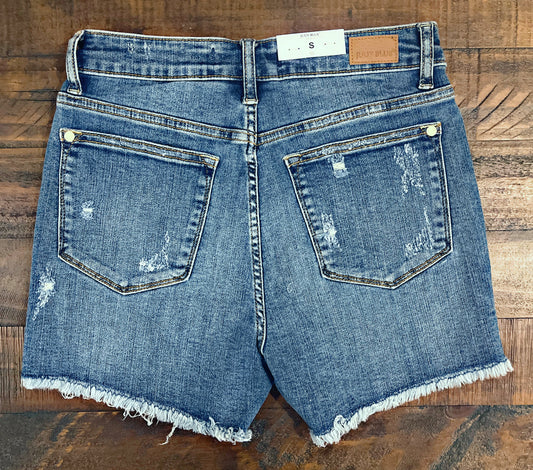 Hippie Distressed High Rise Shorts