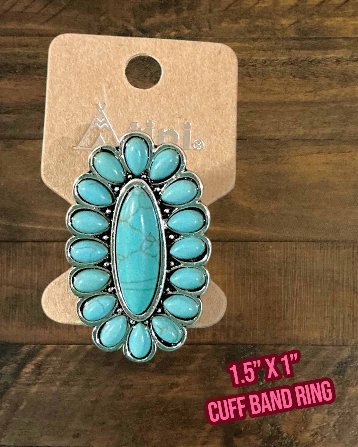 Western Cuff Band Adjustable Rings