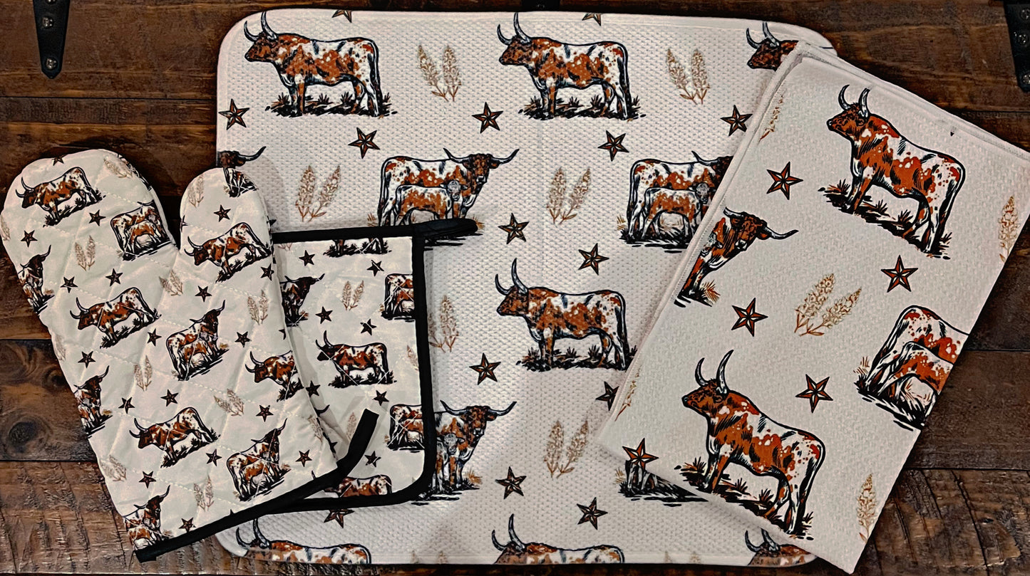 Western Print Kitchen Sets