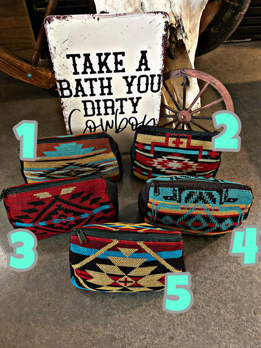 Southwest Print Makeup Bag