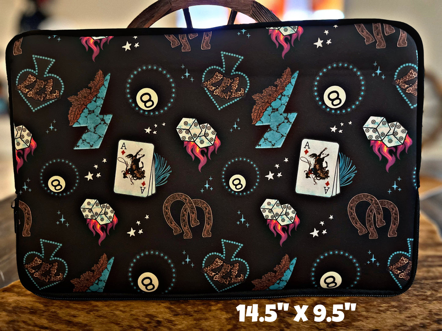 Western Print Laptop Case