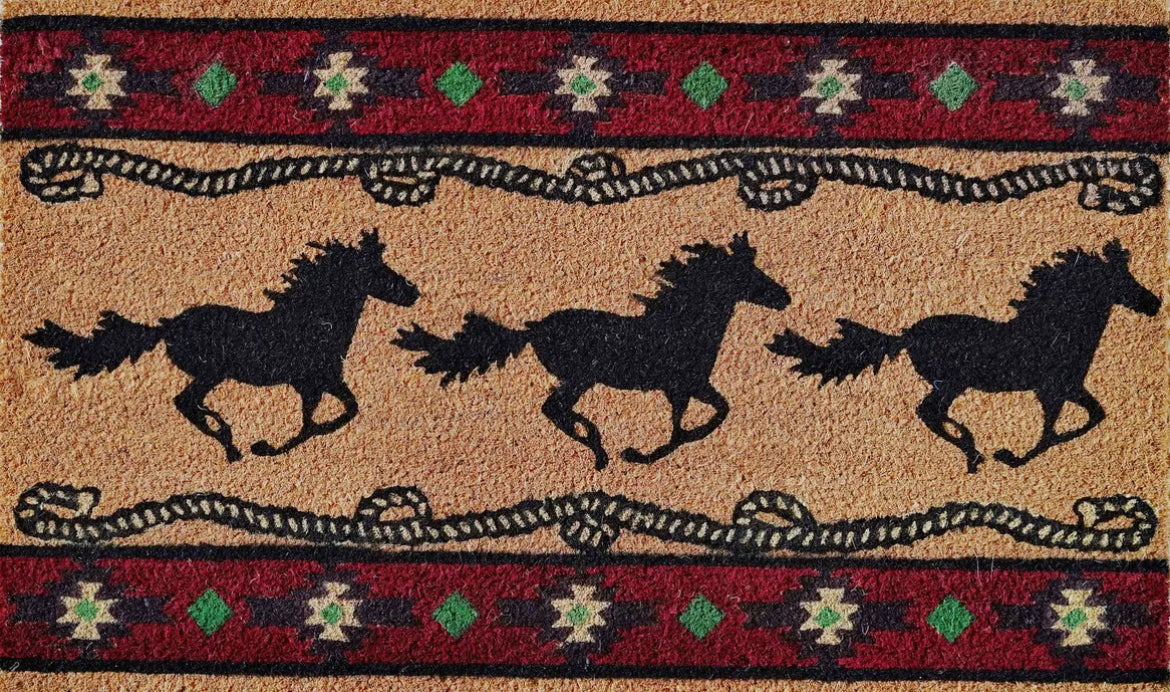 Horse Outside Door Mat