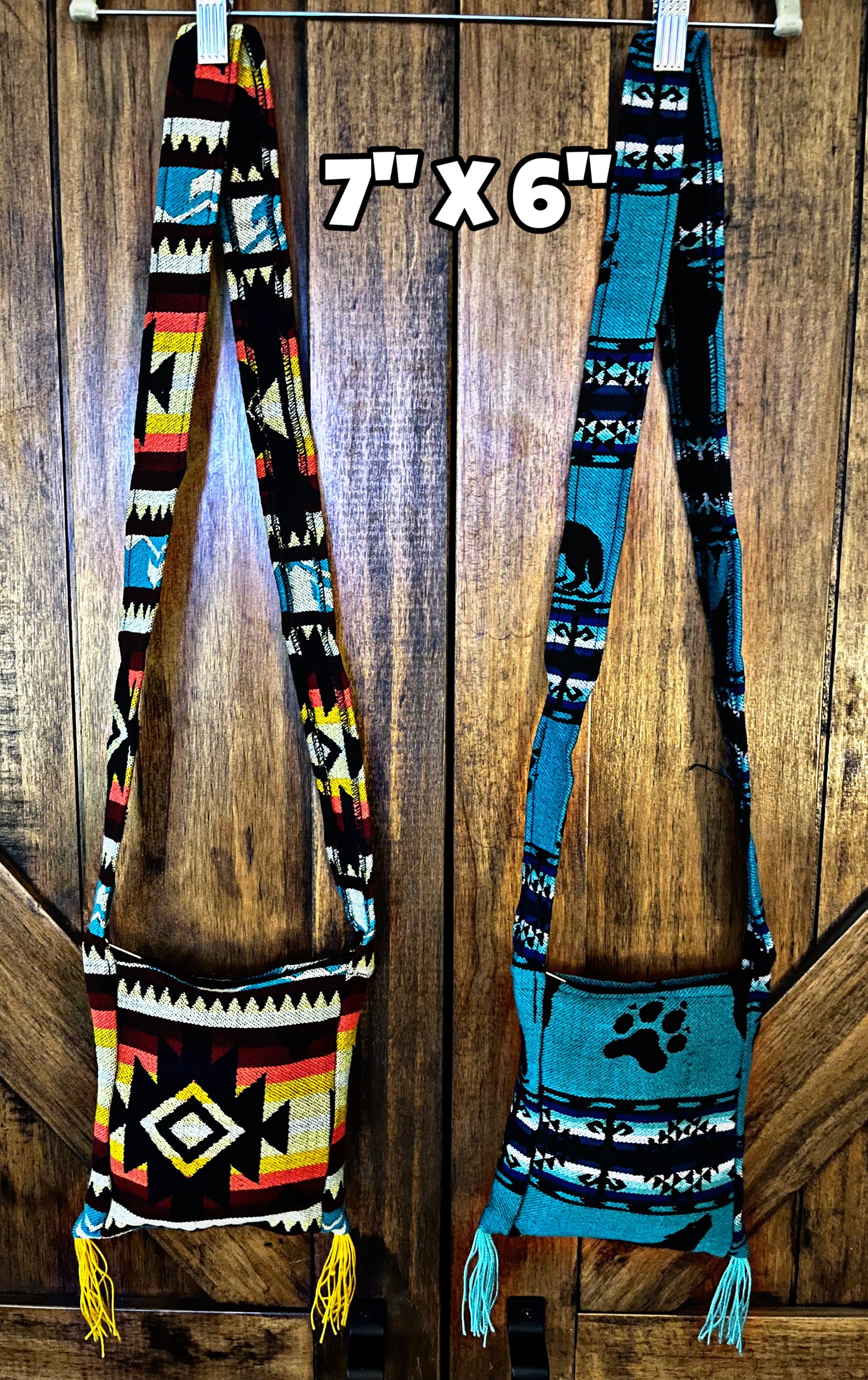 Square Southwest Print Crossbody