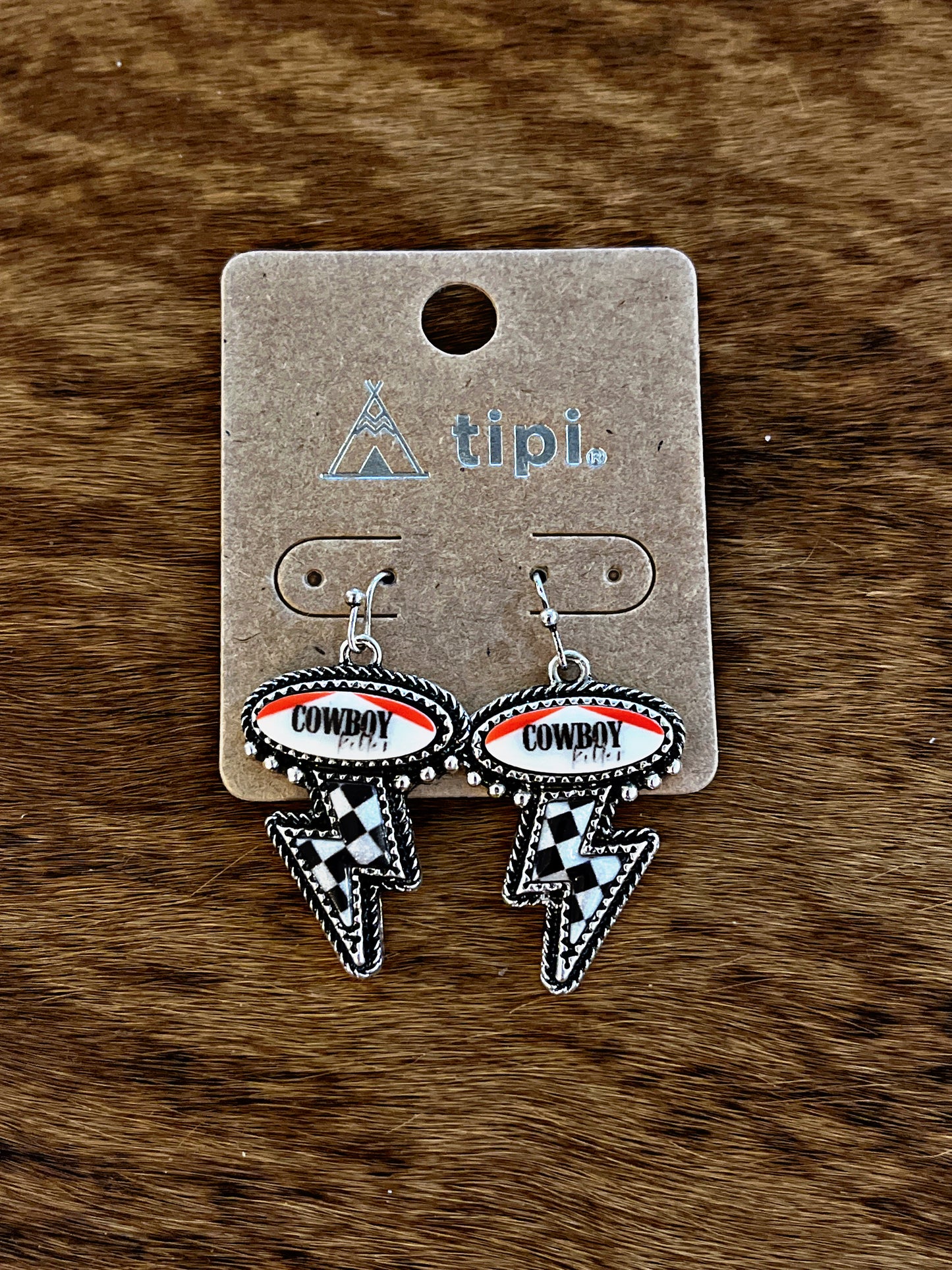 Cowboy Killer Earrings - Lightening Bolt