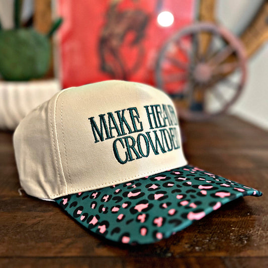 “Make Heaven Crowded” Hat - Animal Print