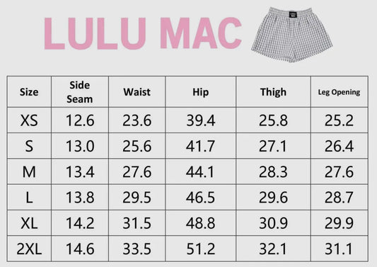 Pink Checkered Boxer Shorts