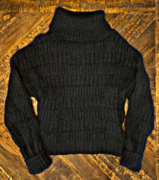 Black Turtleneck Sweater