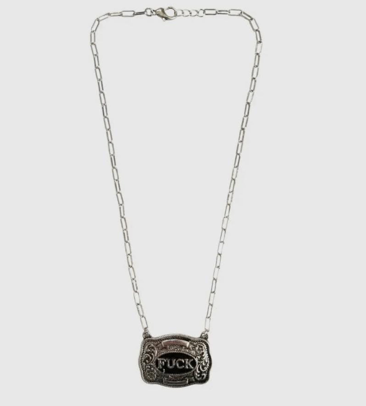 F*ck Buckle Necklace