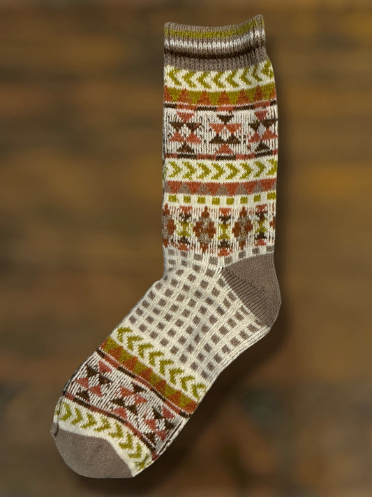 Geometric Print Socks