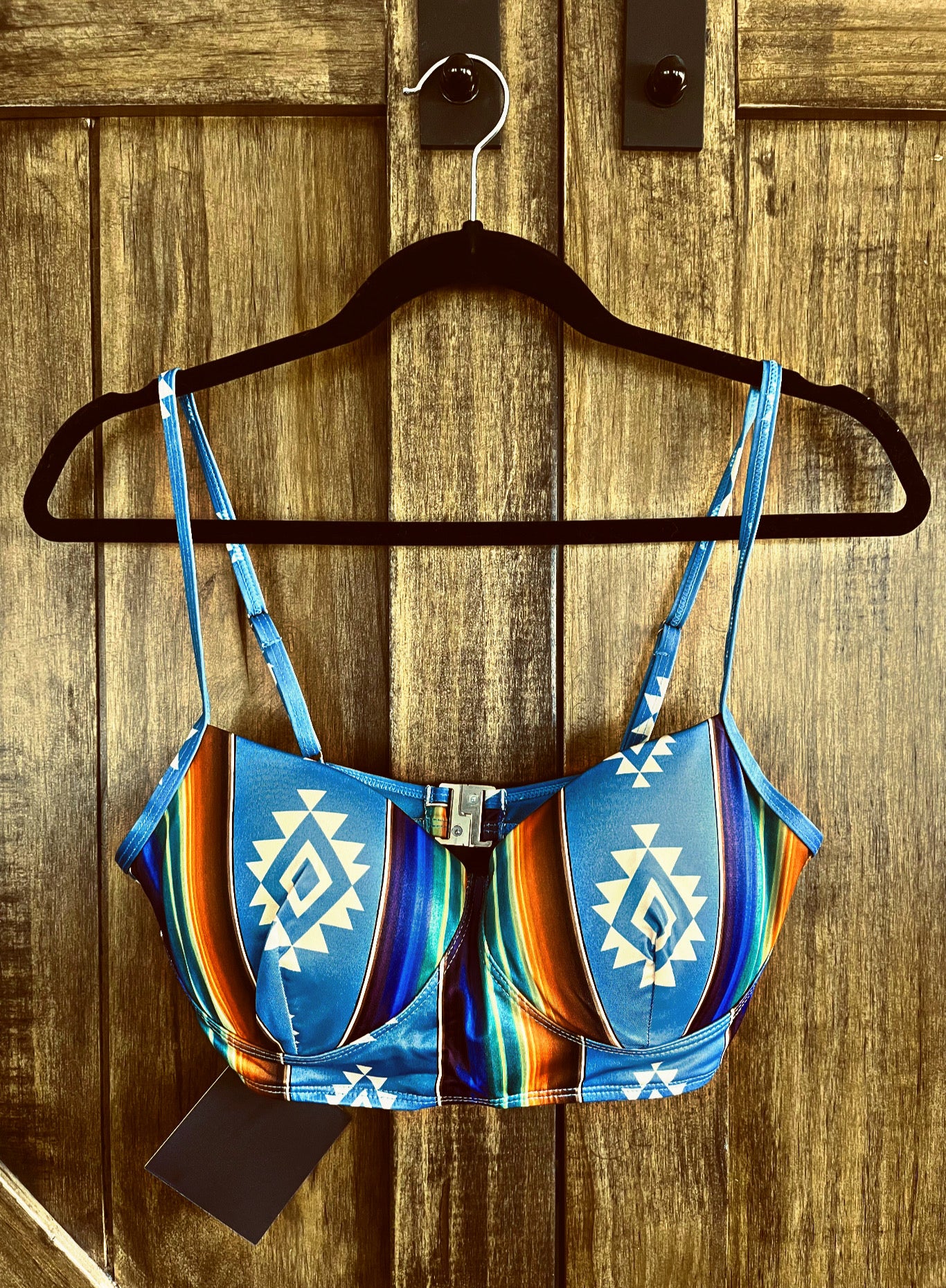 Serape Swim Top