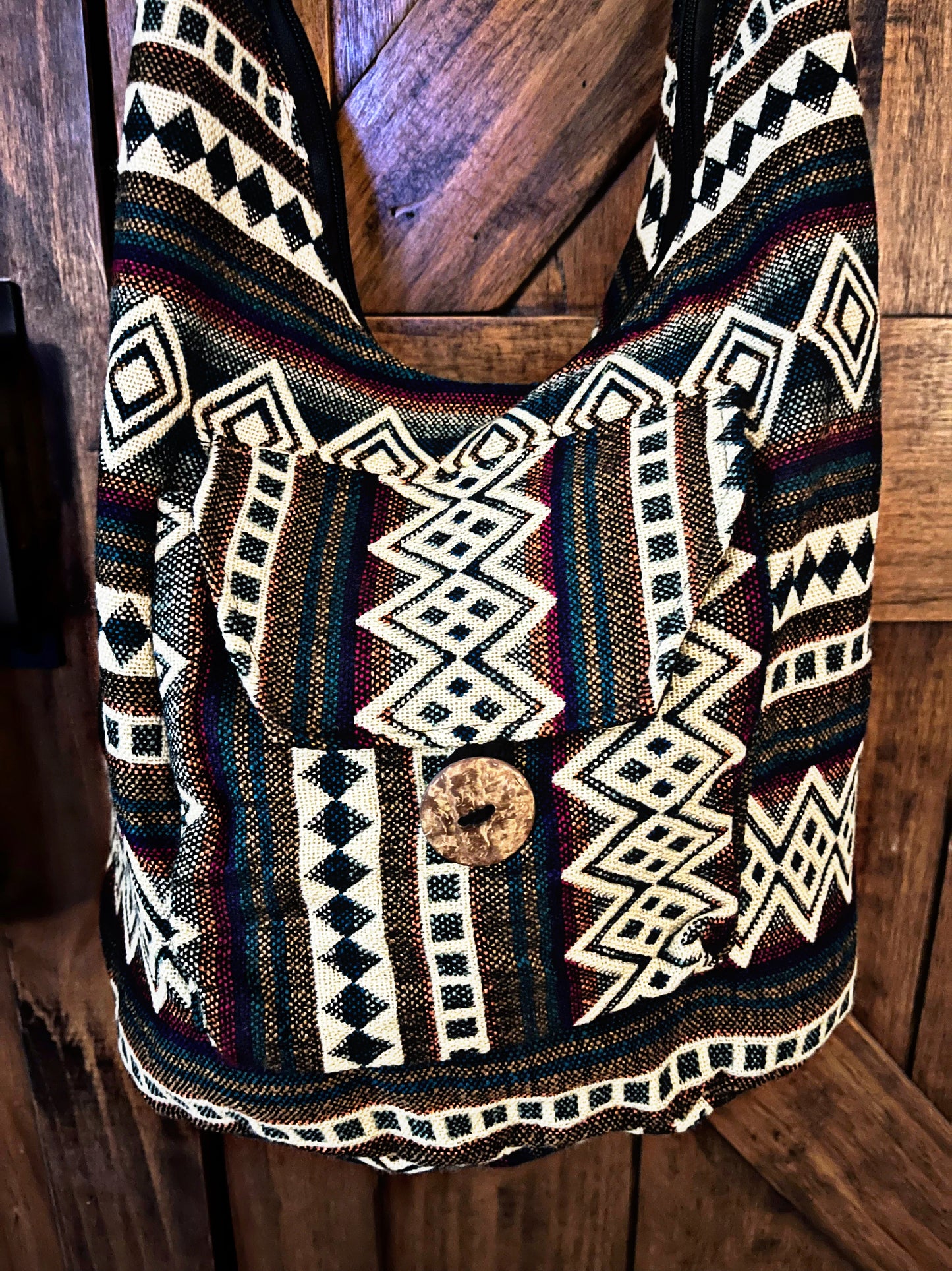 Southwest Print Crossbody Hobo Messenger Purses
