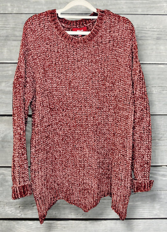 Red Bean Chenille Sweater