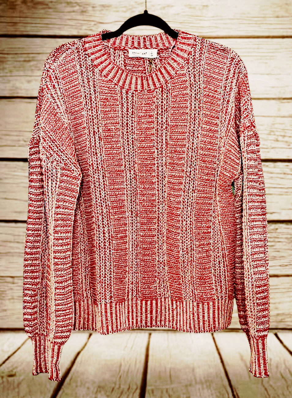 Mauve Two Tone Sweater