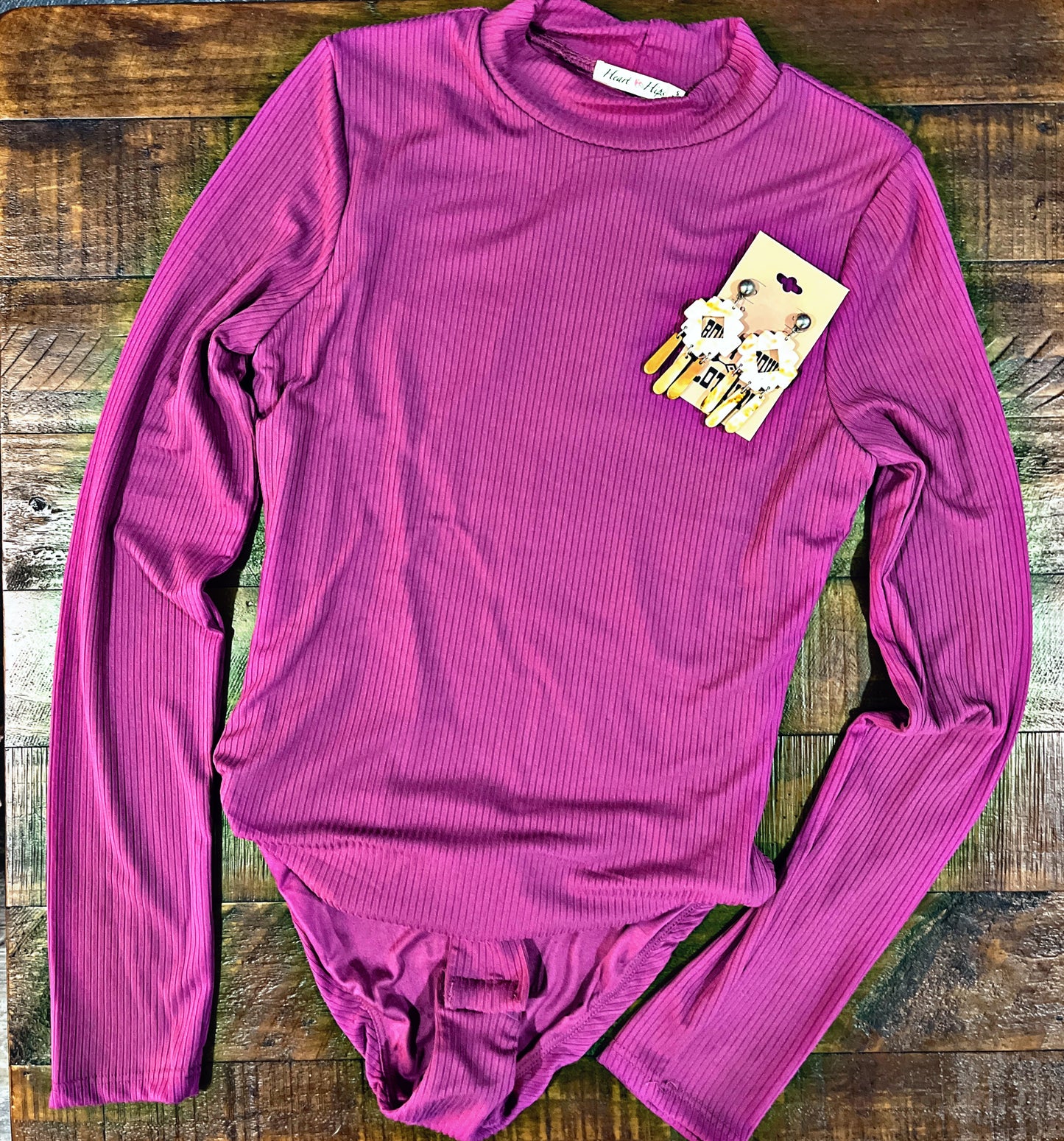 Plum Double Layered Bodysuit