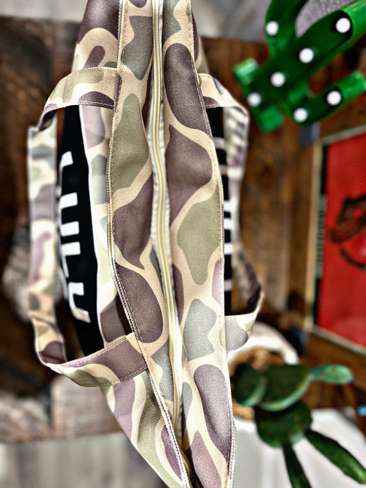 Camo Canvas Tote