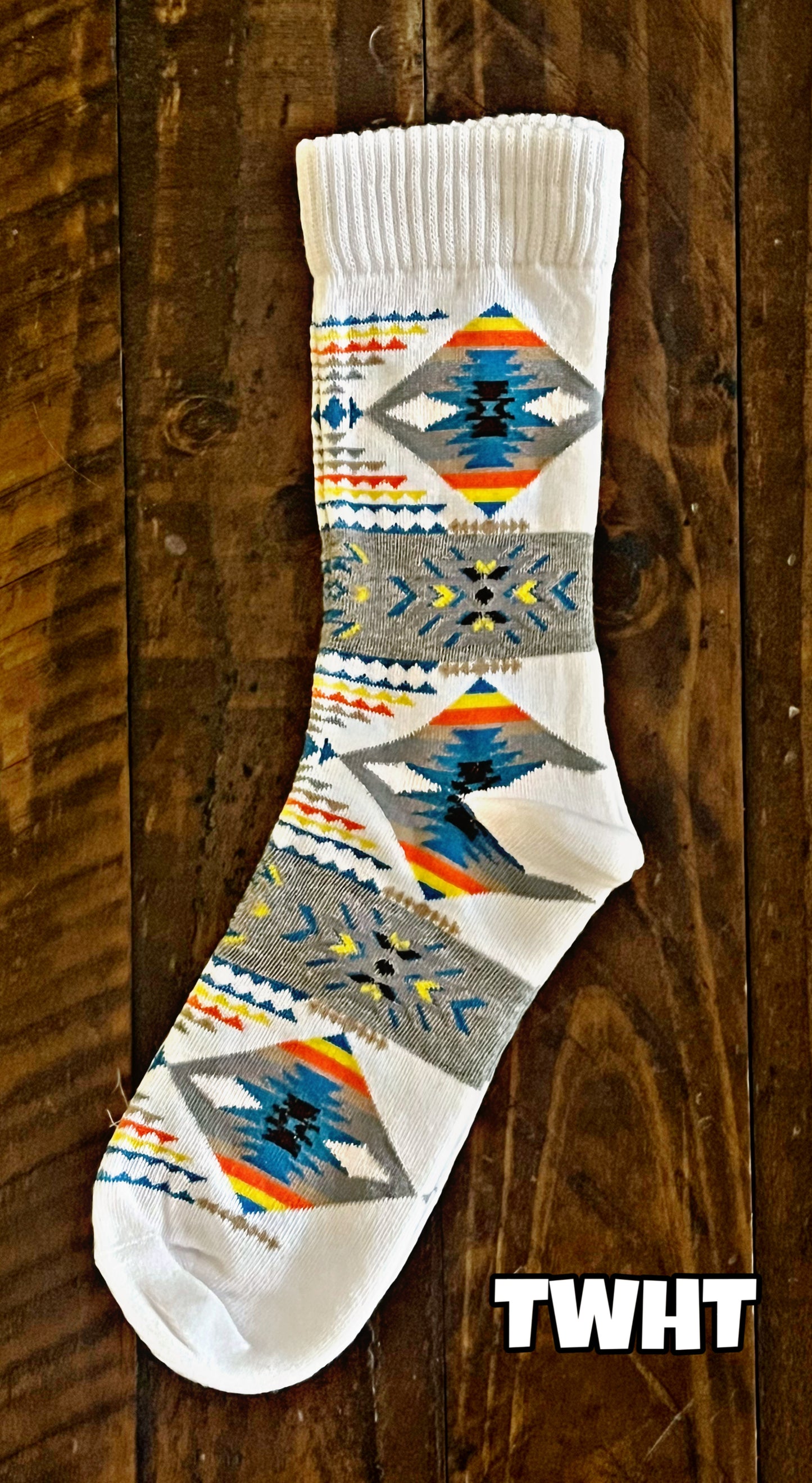 Western Print Socks