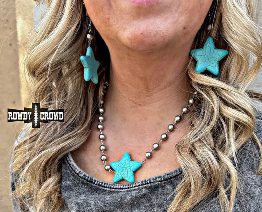 Star/Silver Bead Necklace