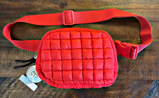 Puffer Quilted Belt Bags