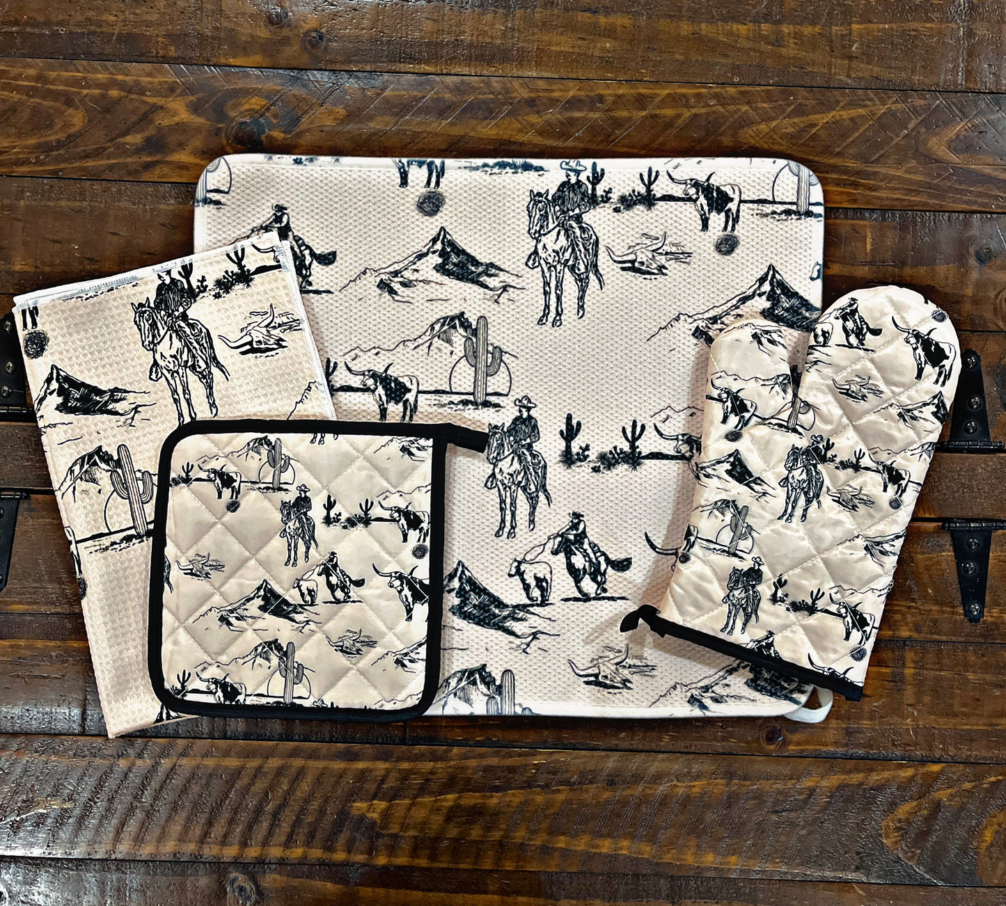 Western Print Kitchen Sets