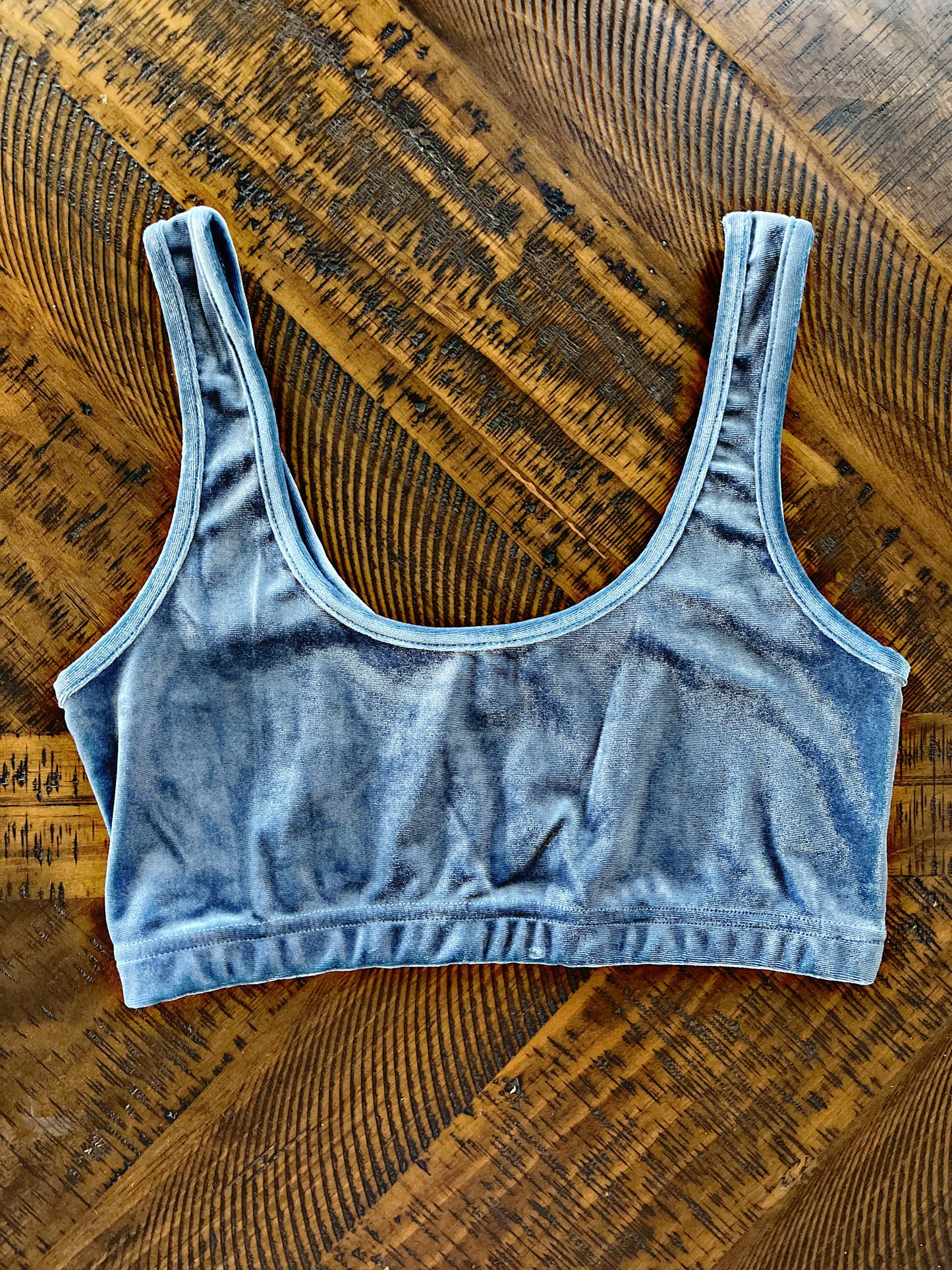Velvet Bralette Tops