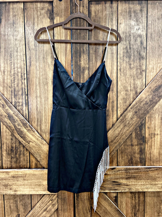 Rhinestone Fringe Dress