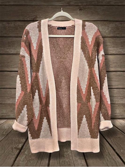 Geometric Cardigan