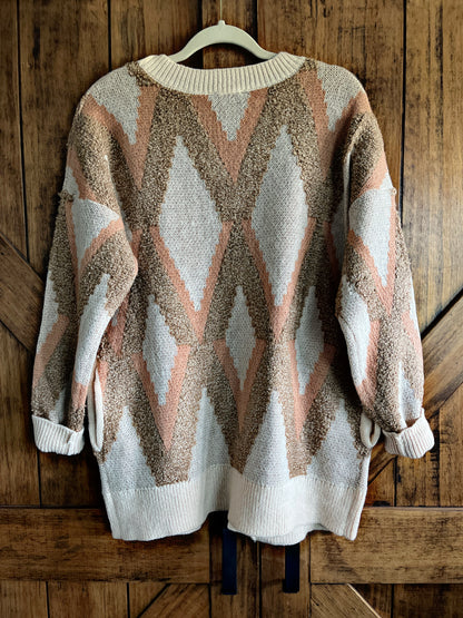 Geometric Cardigan