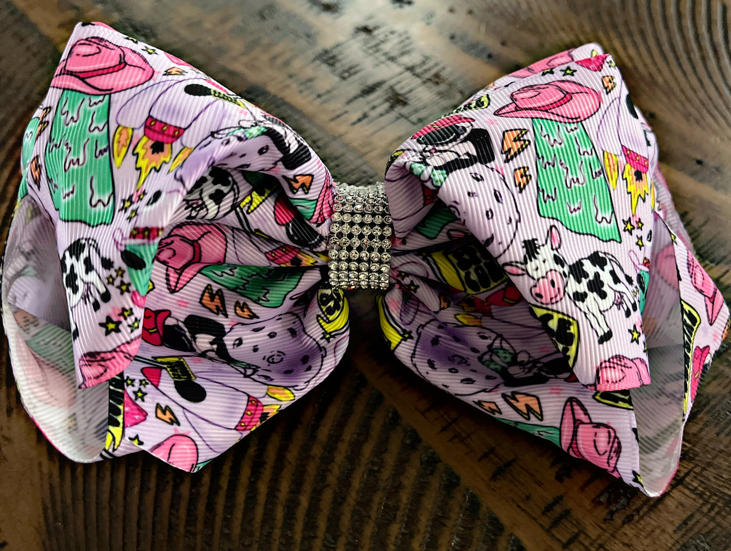 Space Cowgirl Clip Bow