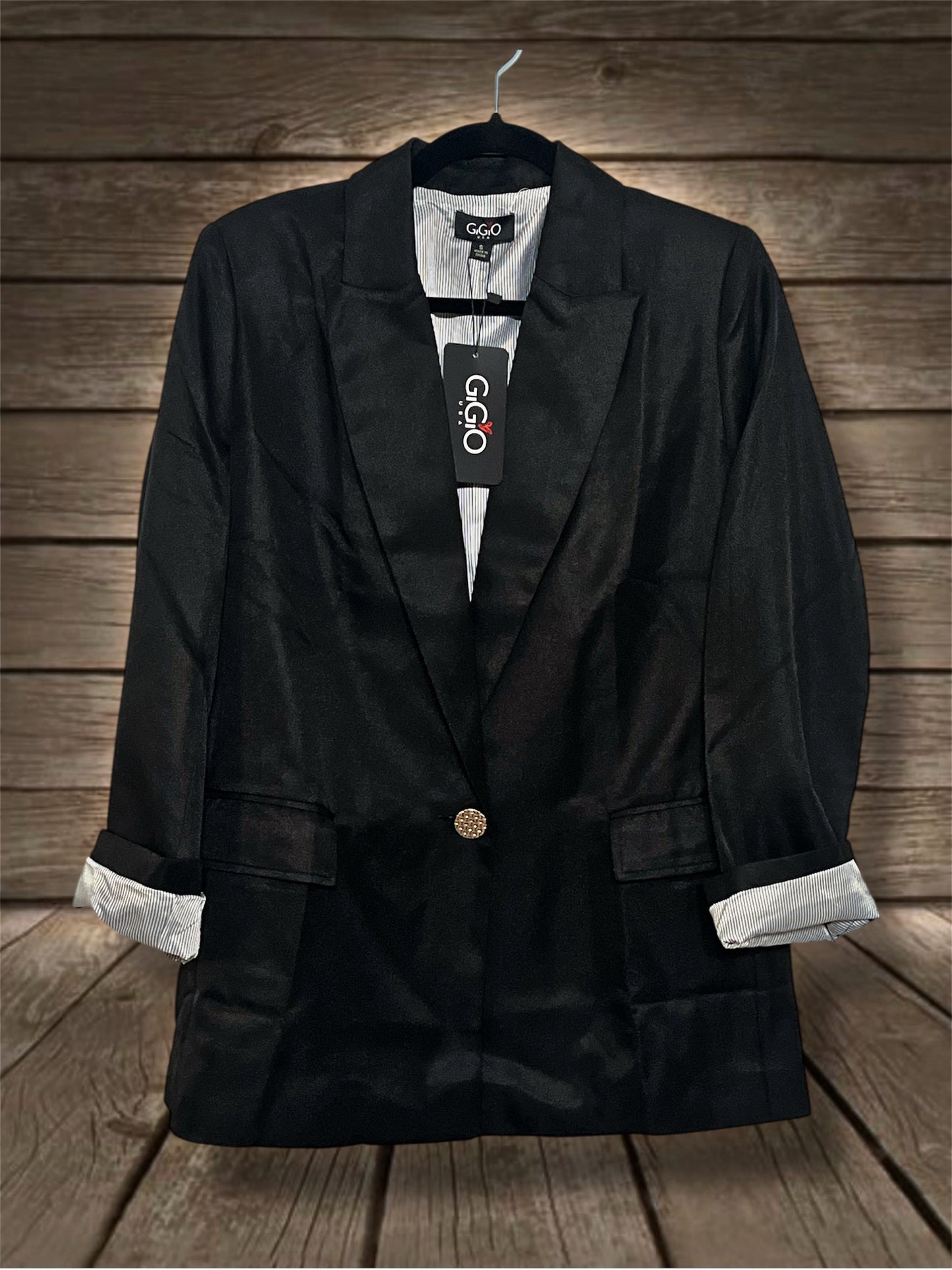 Black Basic Blazer