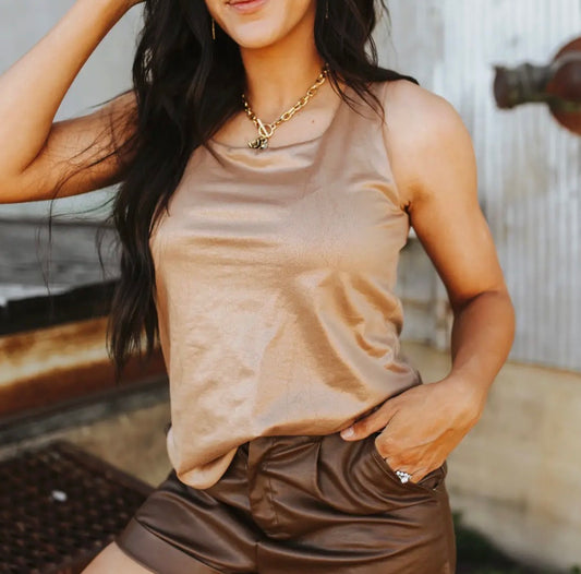 Lasso Lux Tank - Saddle