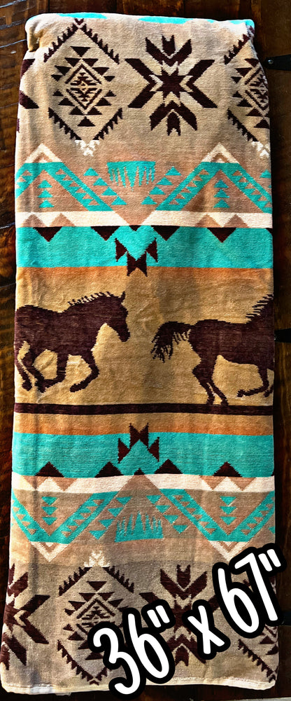 100% Cotton Southwest Print Towels